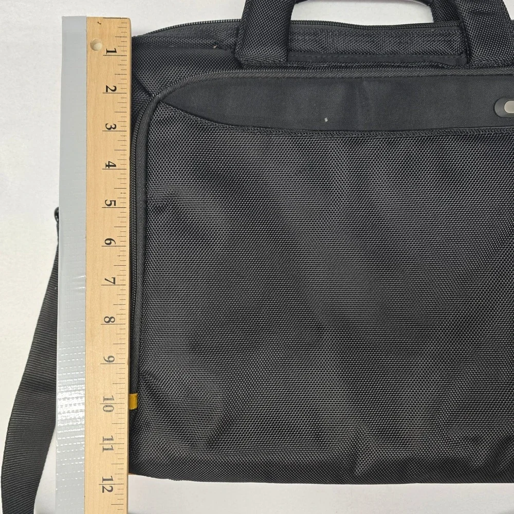 Targus Safe Port Laptop Bag Black Ballistic Nylon Briefcase Shoulder Strap Mens